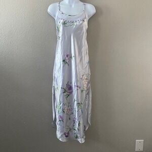 Y2K Fairy Maxi Slip Small 2000s Fairycore Feminine Romantic Summer Casual Satin